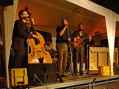 Konzerte im Bürgerhof 25.06.09 "Red B. & The Hobos" - Freiwilligen-Zentrum Augsburg - Foto: Hugo Fössinger