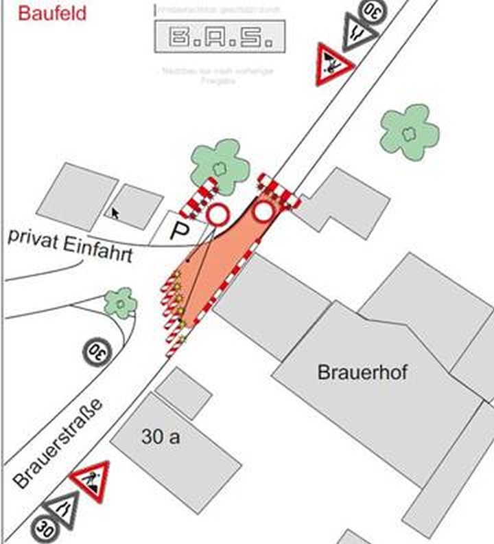 Sperrung Brauerstraße - Laachgraben freischneiden?
