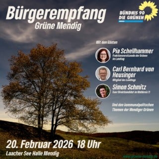 Einladung Bürgerempfang 2026