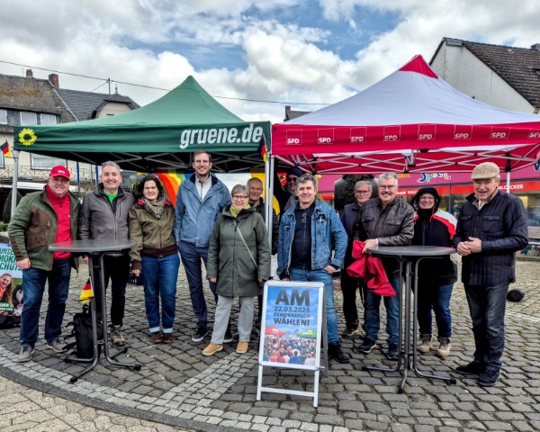 Gemeinsam für Demokratie und Vielfalt – Infostand in Mendig