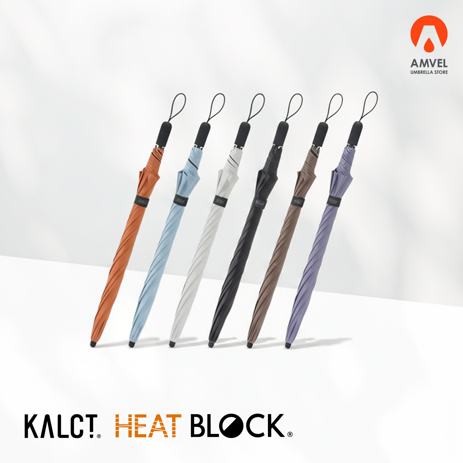 KALCT HEATBLOCK（カルクト）｜ 100%遮光・遮熱 耐風 晴雨兼用 日傘 長傘