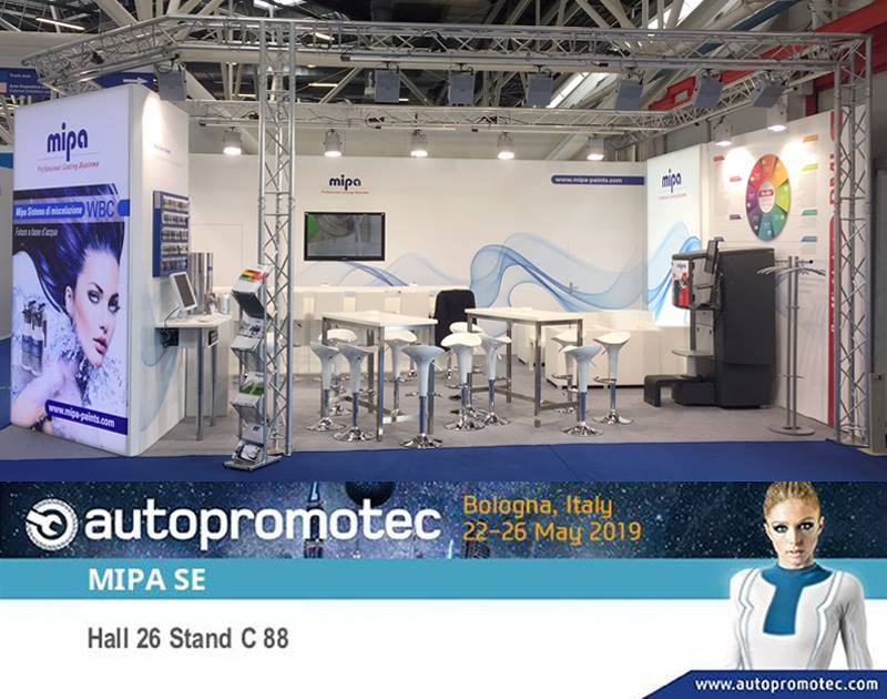 MIPA presente en la feria Autopromotec, en Italia