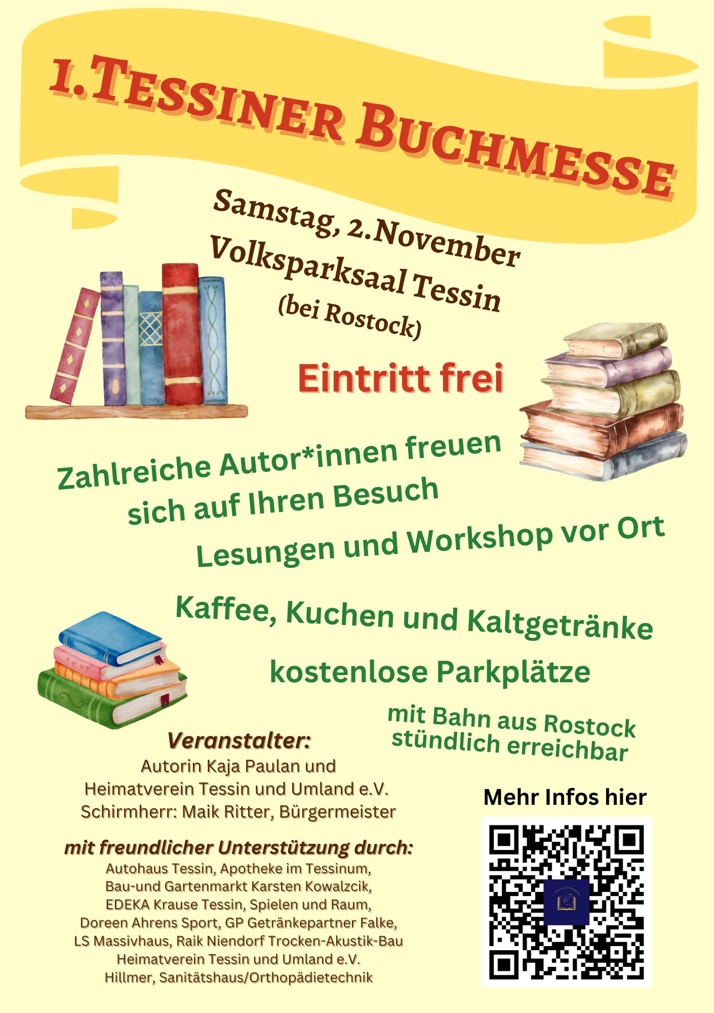 erste Buchmesse in 18195 Tessin
