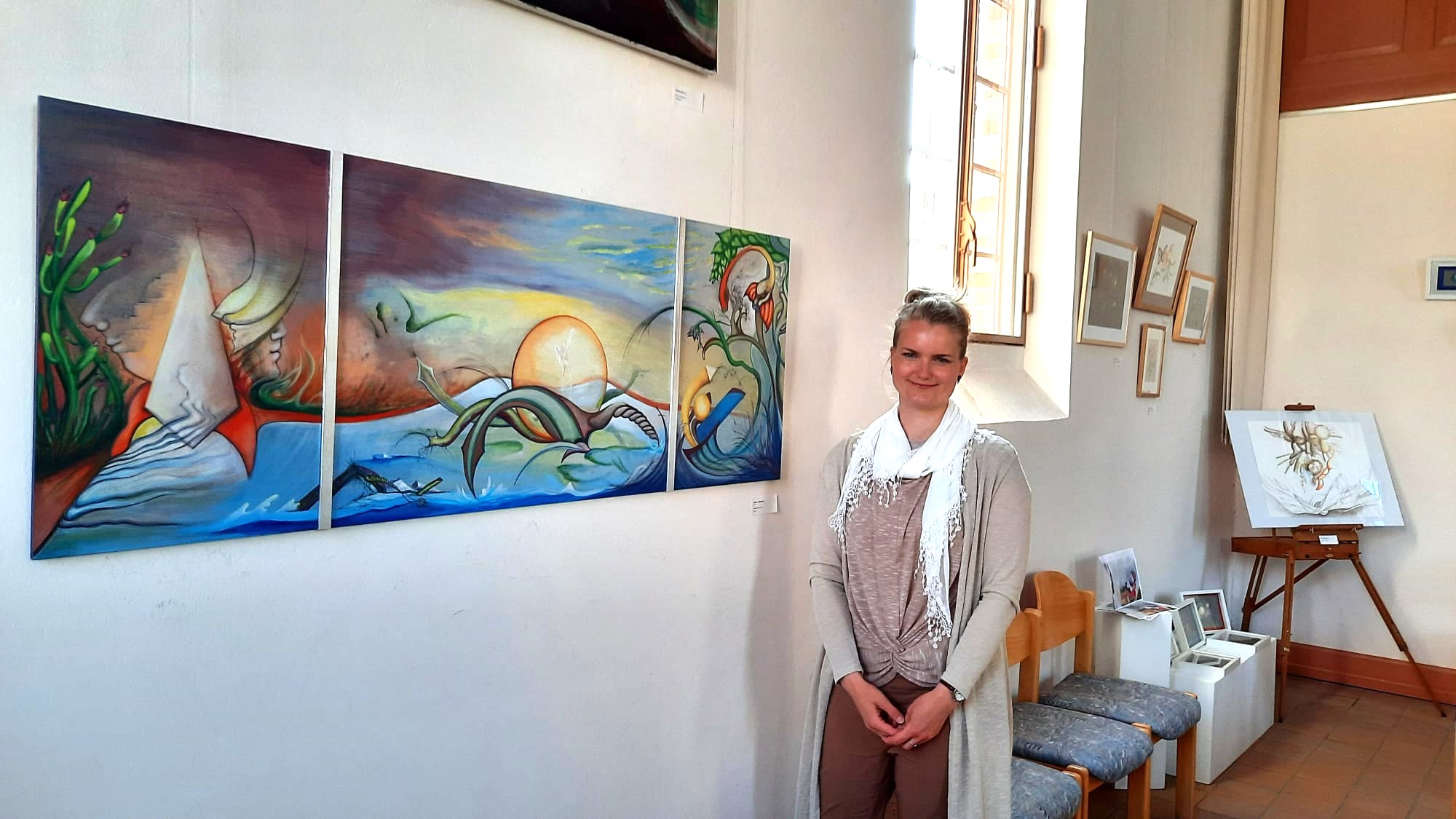 Triptychon Ausstellung Kultursynagoge Krakow am See