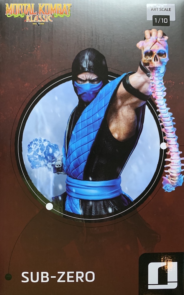 Sub-Zero 1/10 Mortal Kombat Video Game Art Scale Statue 23cm Iron Studios