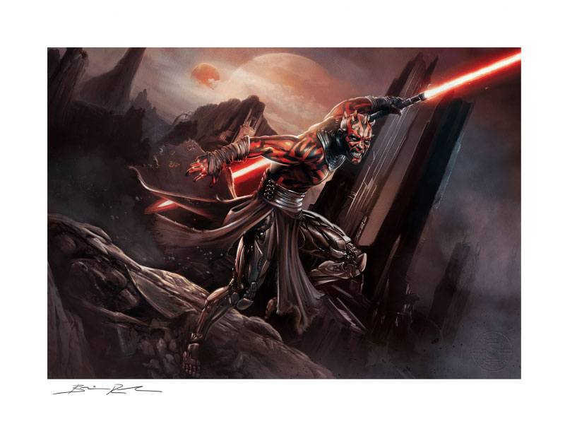 Darth Maul: Savage Rage Art Print Star Wars 46 x 61cm Kunstdruck ungerahmt Sideshow 