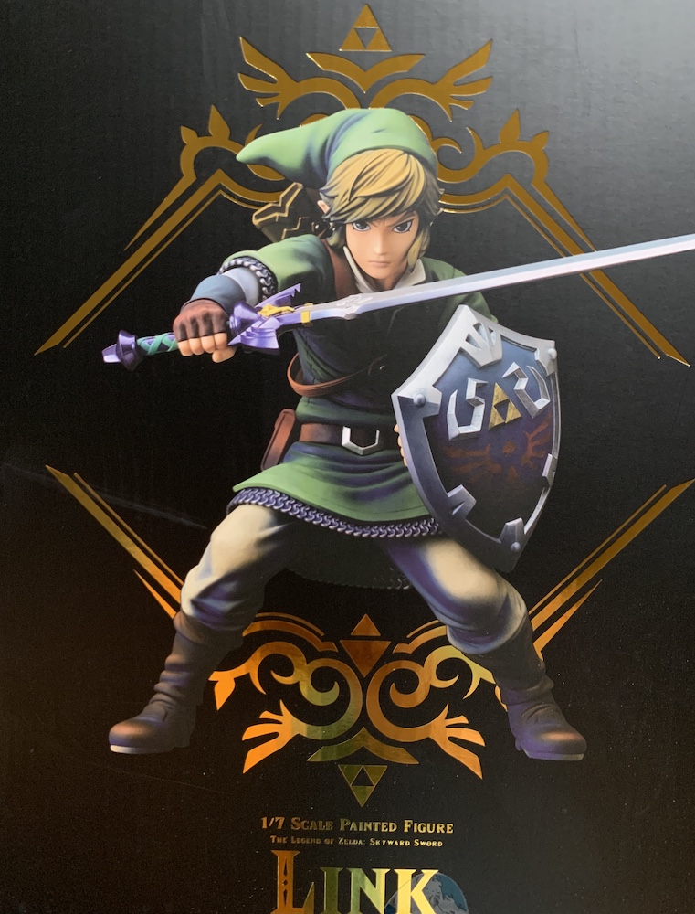 Link 1/7 The Legend of Zelda Skyward Sword Video Game Statue 20cm Good