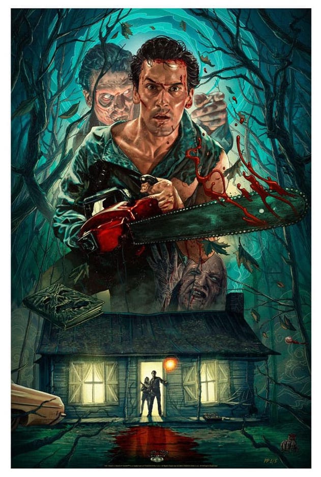 Ash Williams Evil Dead Tanz der Teufel 2 Art Print 46 x 61cm, Kunstdruck ungerahmt Sideshow