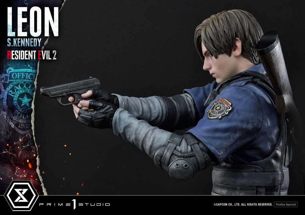 Leon S. Kennedy Resident Evil 2 Statue 58cm Video Game Diorama Prime 1