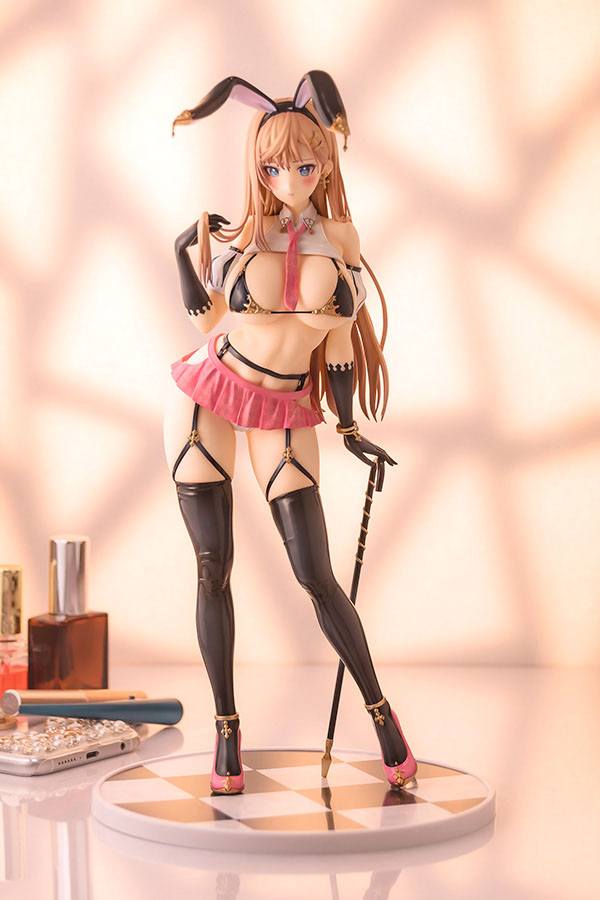 Gal Bunny 1/6 Original Character by Mataro Anime Statue 29cm Pink Cat