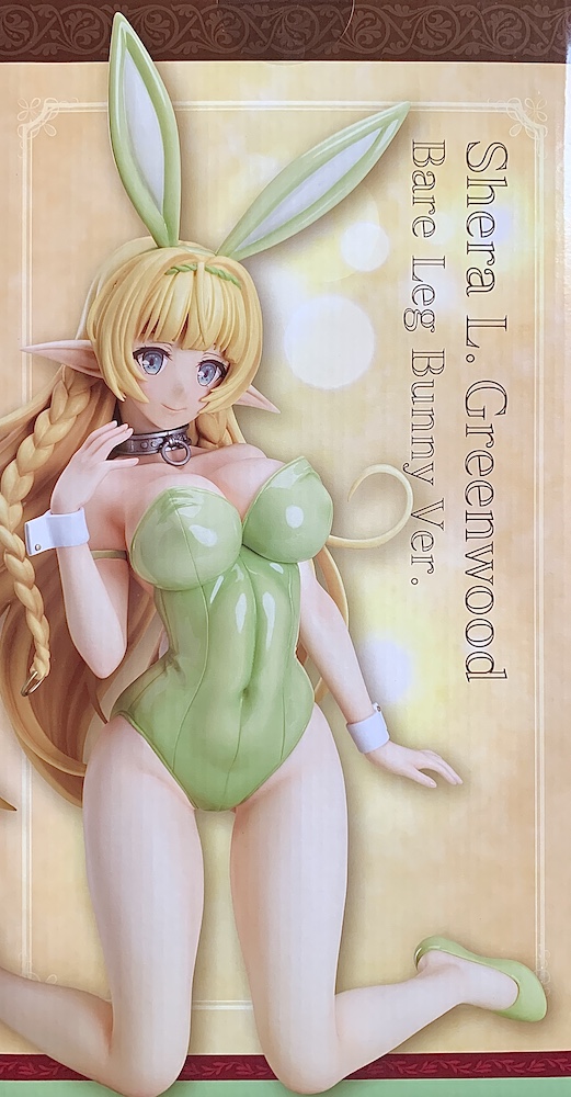 Shera L. Greenwood Bare Leg Bunny Ver. 1/4 How Not to Summon A Demon Lord B-Style Anime Statue 36cm Freeing