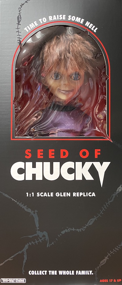 Glen 1/1 Life Size Puppe Seed of Chucky Horror Prop Replik 72cm Trick or Treat