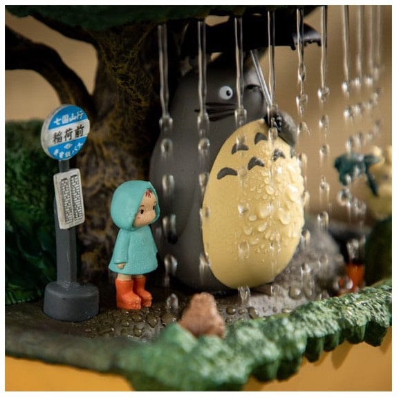 Bonsai Water Garden Kasajuku Mein Nachbar Totoro Anime Statue / Brunnen 24cm Semic