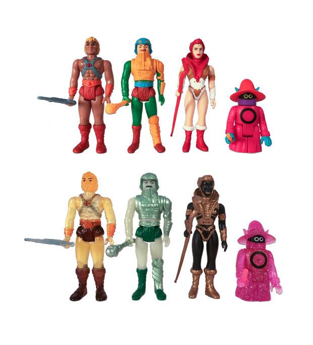 Castle Grayskull Blind Box Display Masters of the Universe ReAction Actionfiguren 10cm (12St) Super7 