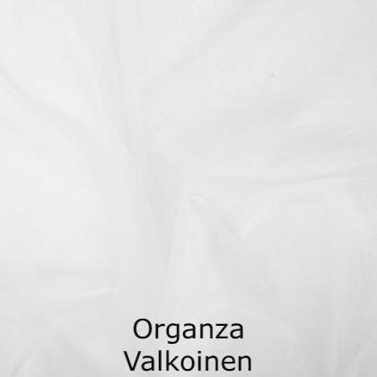 Organza Valkoinen 3001