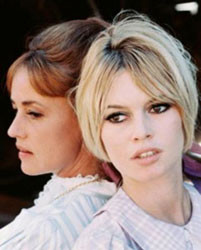 「Viva Maria」(1965年)ブリジッド・バルドーと美と智の競演。フランスのミューズだったB.B.は、現在みる影もなく太ってしまっている。
