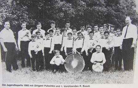 Die Jugendkapelle im Jahr 1960