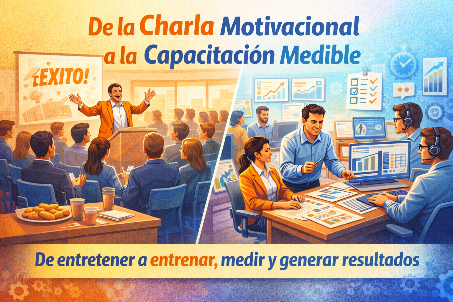 Entrenar sin medir es tirar la plata: Por qué la capacitación tradicional no mueve la aguja
