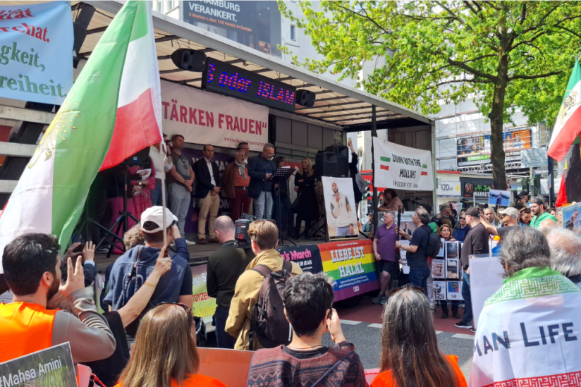 Demonstration am 4. Mai 2024
