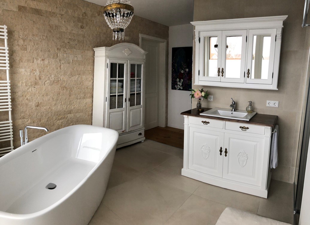 Landhaus-Spiegel - neu und antik - Land & Liebe Badmöbel Landhaus