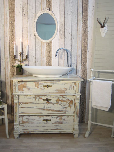 Shabby-Chic Waschtische - Land & Liebe Badmöbel Landhaus