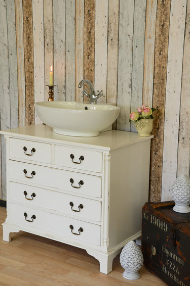 Vintage Waschtische - funktionstüchtig aufgearbeitet - Land & Liebe