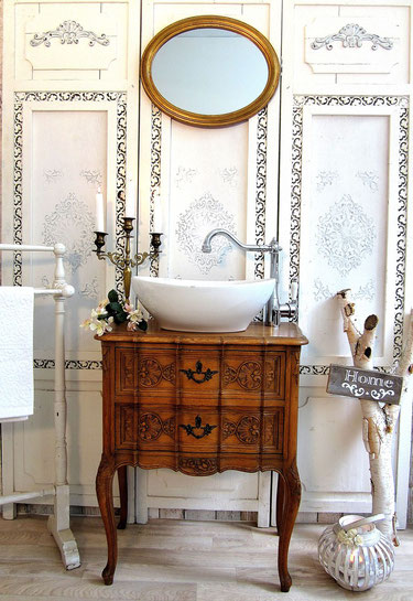 Nostalgische Waschtische - Land & Liebe Badmöbel Landhaus