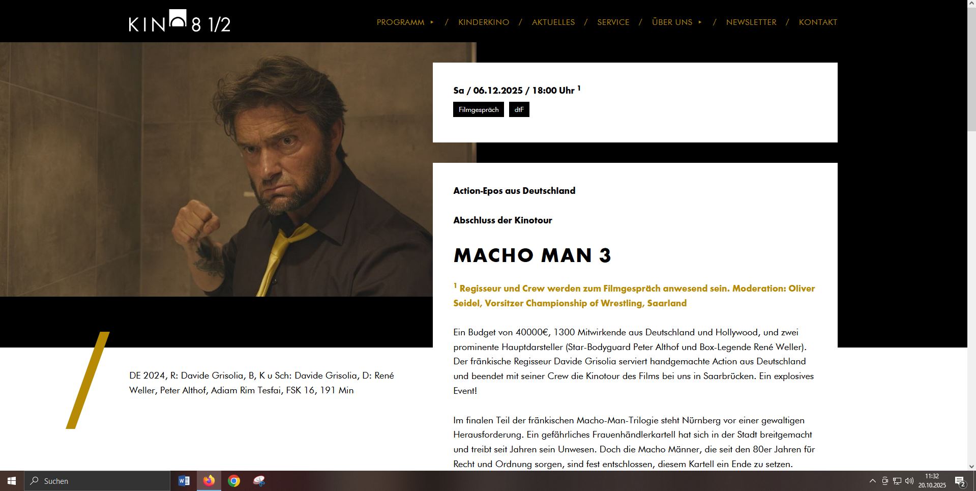 Quelle/Screenshot: www.kinoachteinhalb.de