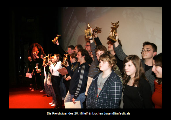 2008: First-Cut-Filmpreis für "Die zeitreisenden Lottozahlen" beim 20. Mittelfränkischen Jugendfilmfestival im Cinecitta' Nürnberg