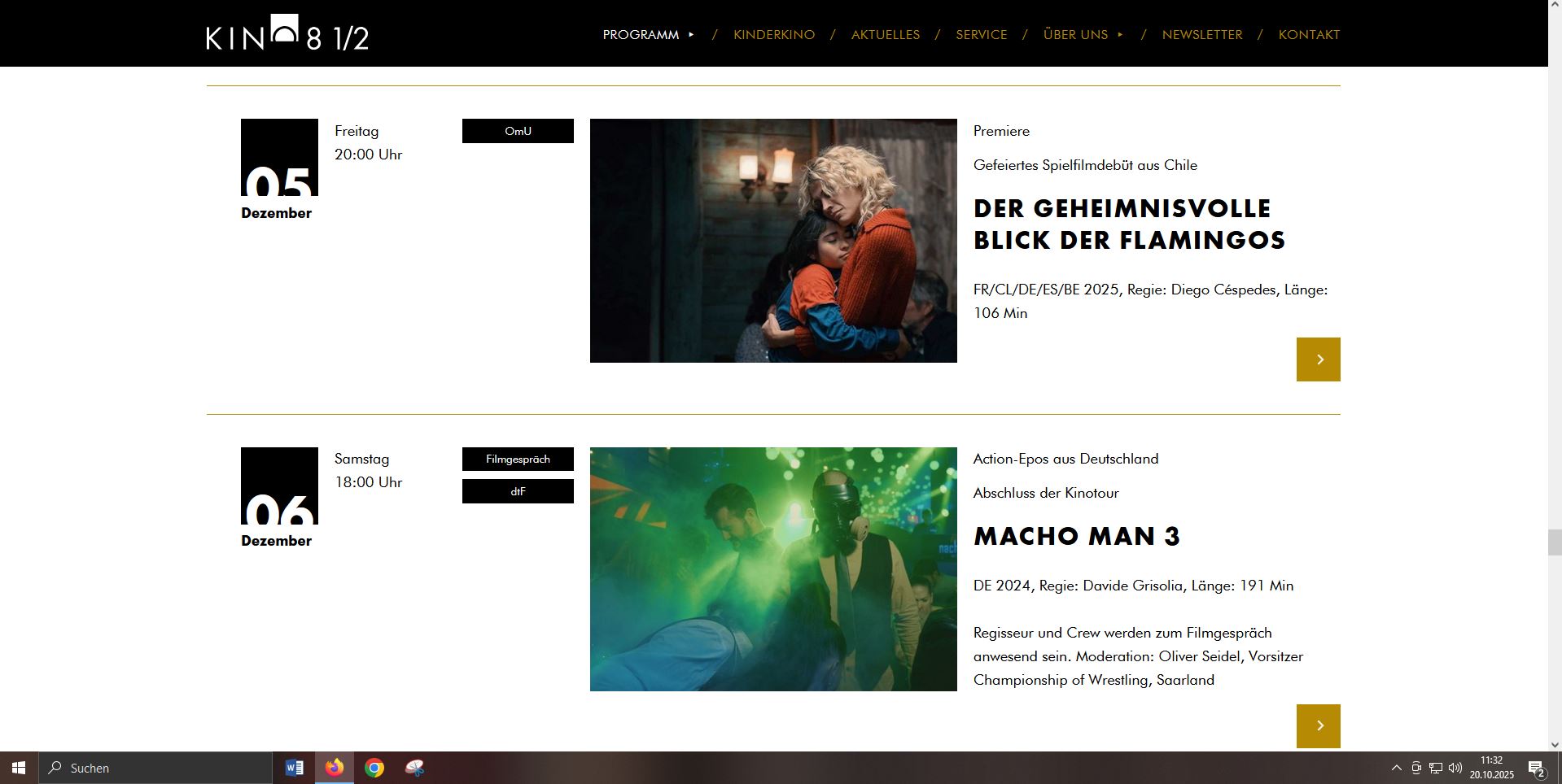 Quelle/Screenshot: www.kinoachteinhalb.de