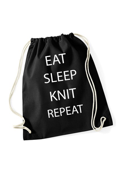 Lilientinte Projectbag EAT SLEEP KNIT REPEAT