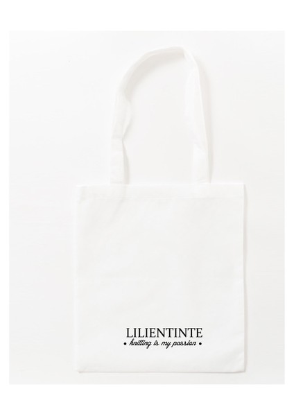 Lilientinte Projekttasche Knitting Is My Passion