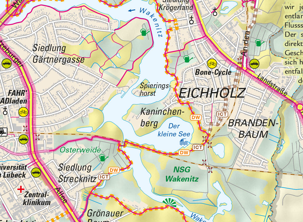 Bike Map Lubeck Kalimedia Der Verlag Fur Besondere Karten