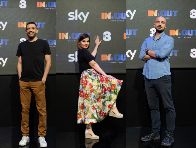 IN & OUT – Niente di serio: video-intervista a Francesco De Carlo, Martina Catuzzi e Daniele Tinti