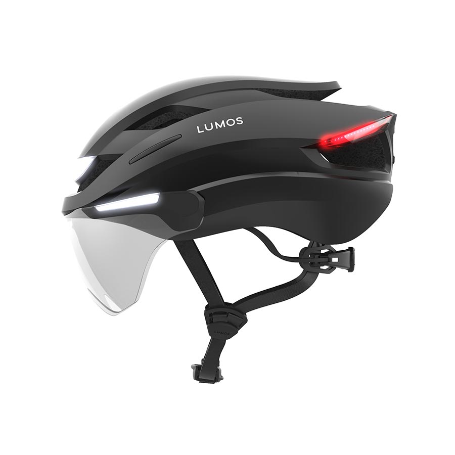 Lumos helmet with visor