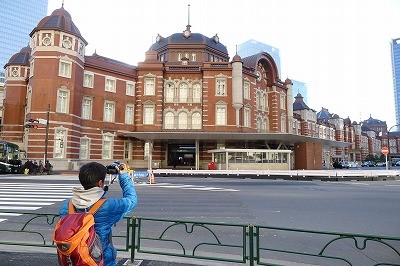 復元された東京駅　