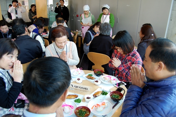 ヘルシーメニューの試食