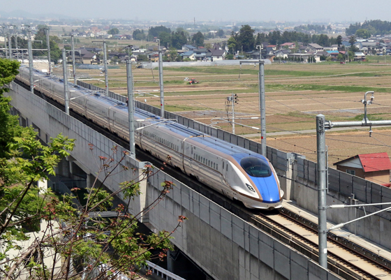 平成27年3月に開業した北陸新幹線