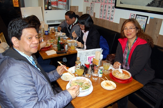 居酒屋での夕食