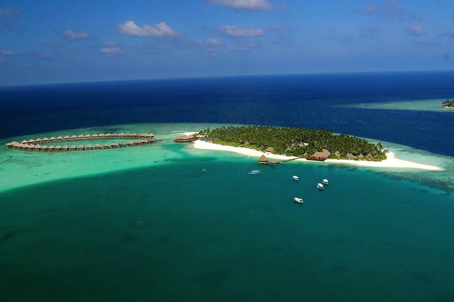 Urlaub Malediven suche Wasserbungalow all inclusive Waterbungalows mit Flug günstig bei Reiselotsen Sun Aqua Vilu Reef