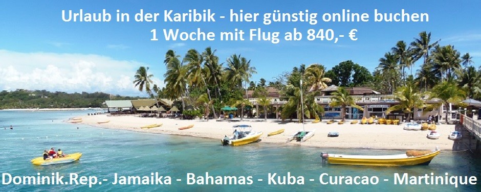 Jamaika Urlaub last minute Jamaika Reise günstig buchen all inclusive Hotels mit Flug