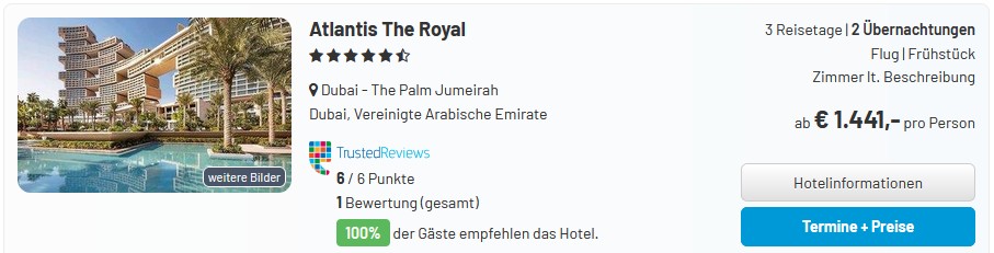 Atlantis The Royal & Atlantis The Palm Ihr Dubai Luxusurlaub im außergewöhnlichen Hotel beim Dubaikenner Olaf Diroll buchen