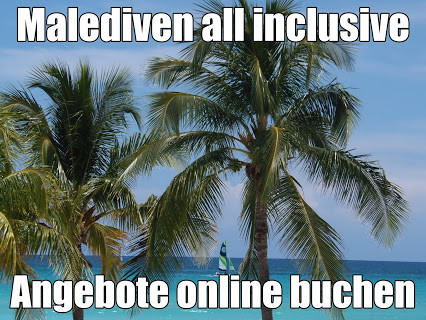 Malediven Urlaub last minute maledives Villen Bungalows am Strand mit all inclusive mit Flug