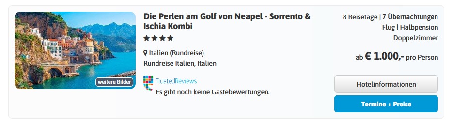 Rundreise Italien zu den Liparischen Inseln im Golf von Sorrent mit Flug 2025-2026 bei Reiselotsen günstig buchen