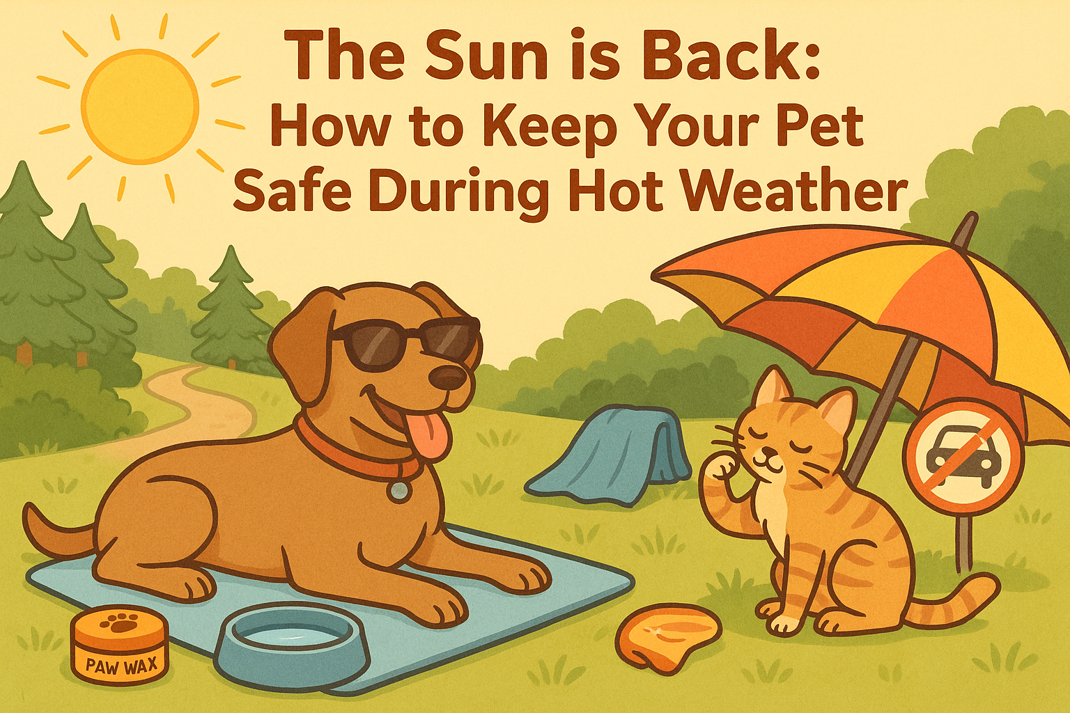 The Sun is Back! How to Keep Your Pet Safe During Hot Weather