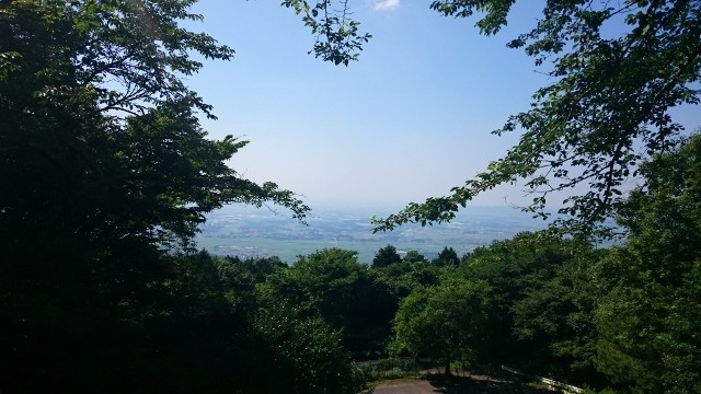 筑波山から見える景色