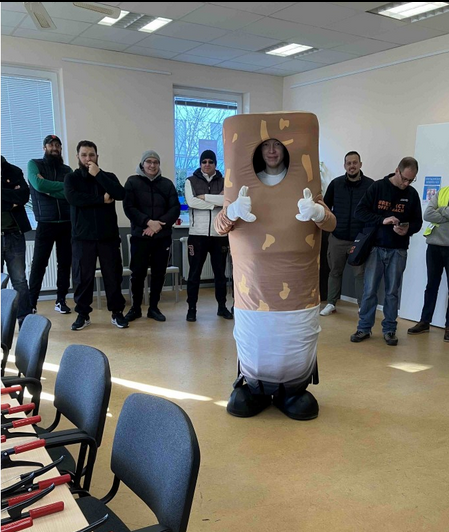 Müllsammelaktion im Lauterborn