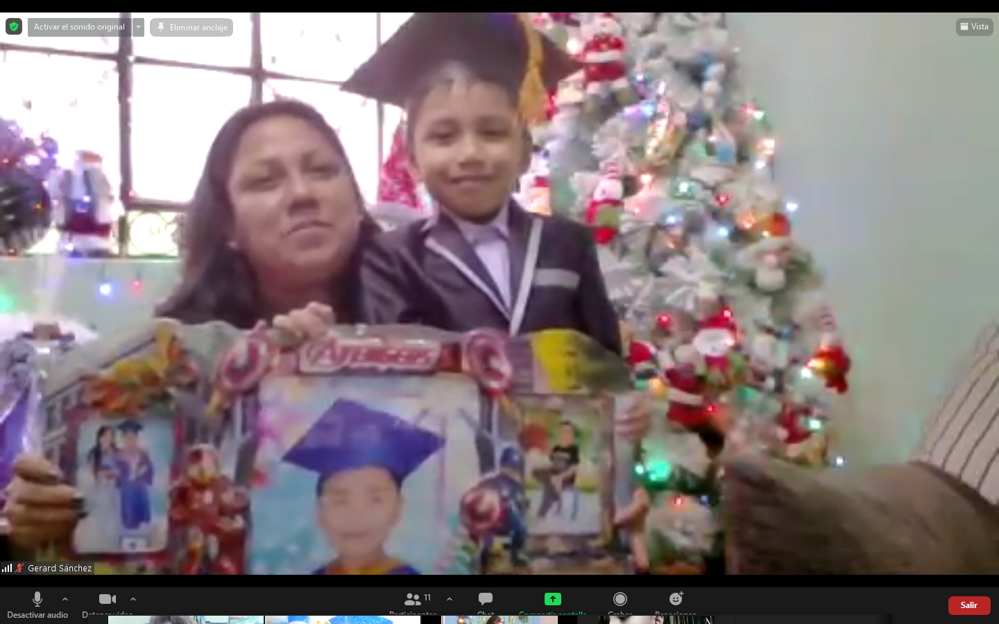 Promoción de 5 años en foto para el recuerdo.