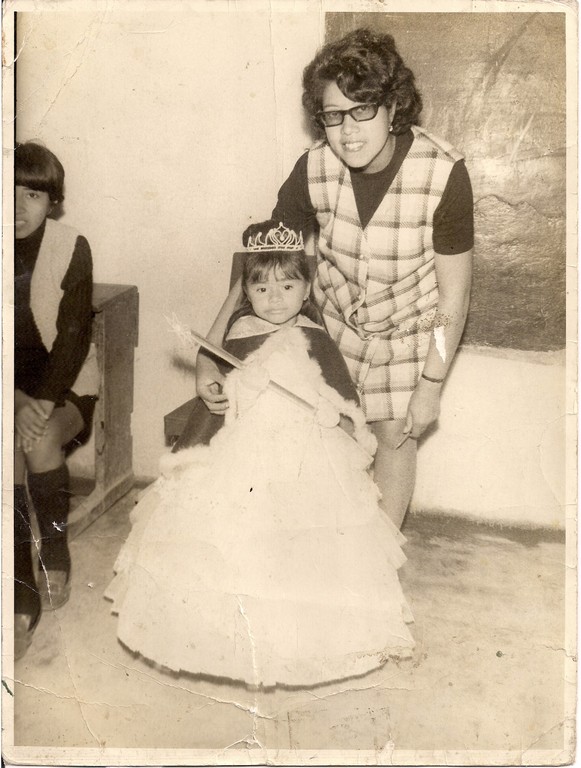 Con Adriana I, Reina Sarmentina 1972.