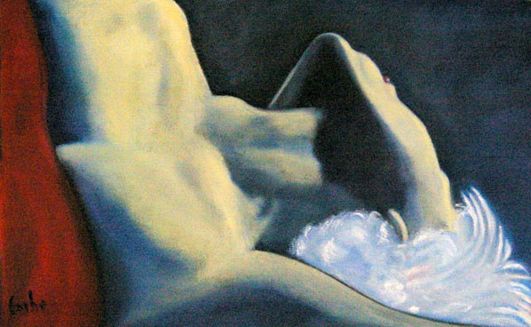 LADY GAGA - Acrylique sur canevas - 15x24 - VENDU